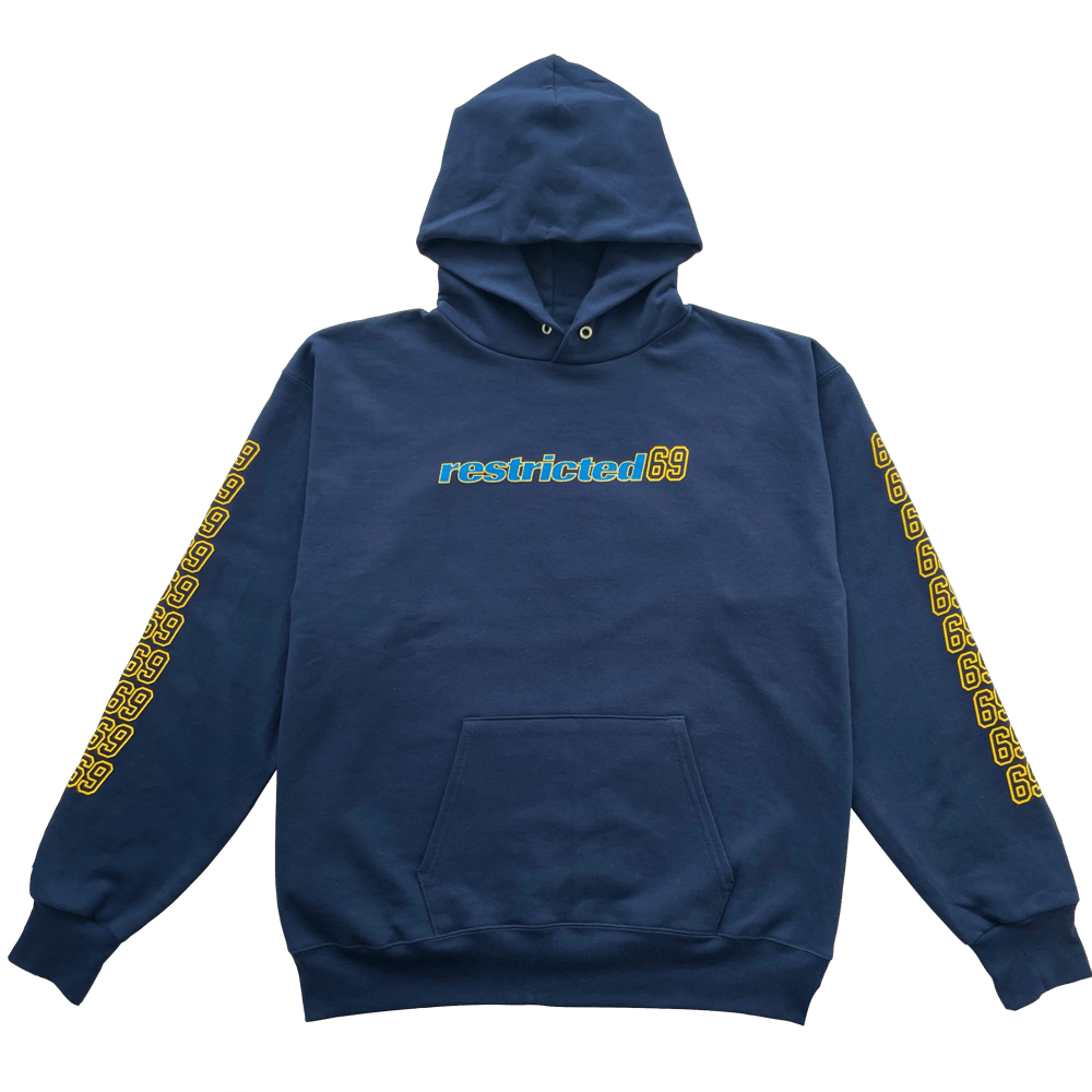 69 Hooded Sweatshirt Navy